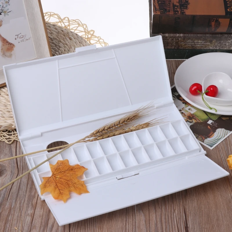 

Watercolor Paint Palette 24 Grid Professional Art Plastic Palette Art Supplies