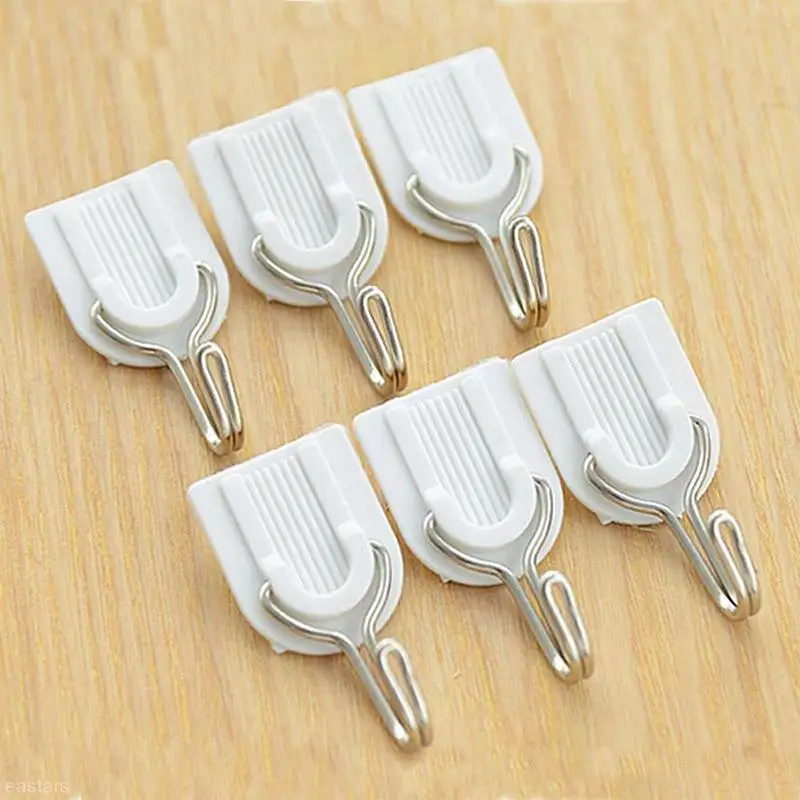 Details about   Sticky Hanger Holder Strong Adhesive Hook Wall Door Tool Kitchen Bathroom Holder