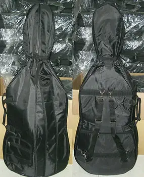 

Soft black color cello bag, cello soft bag 4/4,waterproof cloth.shoulder rest