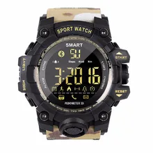 Fashion Man EX16S Multifunction Waterproof Smart Watch Bluetooth Watch Health Mate For Android iOS for sport and Travel