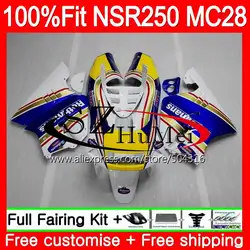 Литые изделия для Honda MC28 PGM4 Rothmans Горячие NSR250R 95 96 97 98 99 103SH22 NSR250R NSR 250R 1994 1995 1996 1997 1998 1999 обтекателя