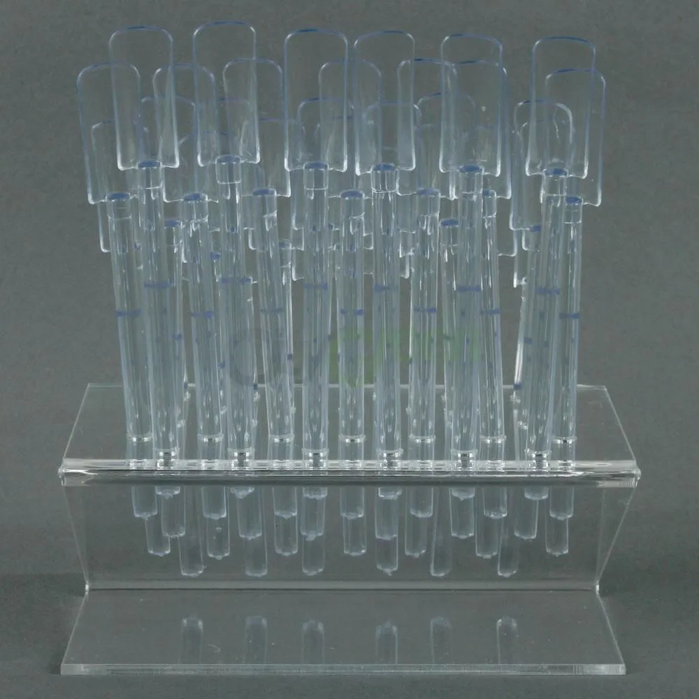 UVTL160 32 Pcs Tips Pop Sticks UV Gel Acrylic Nail Art Display Practice Tool Rack m1