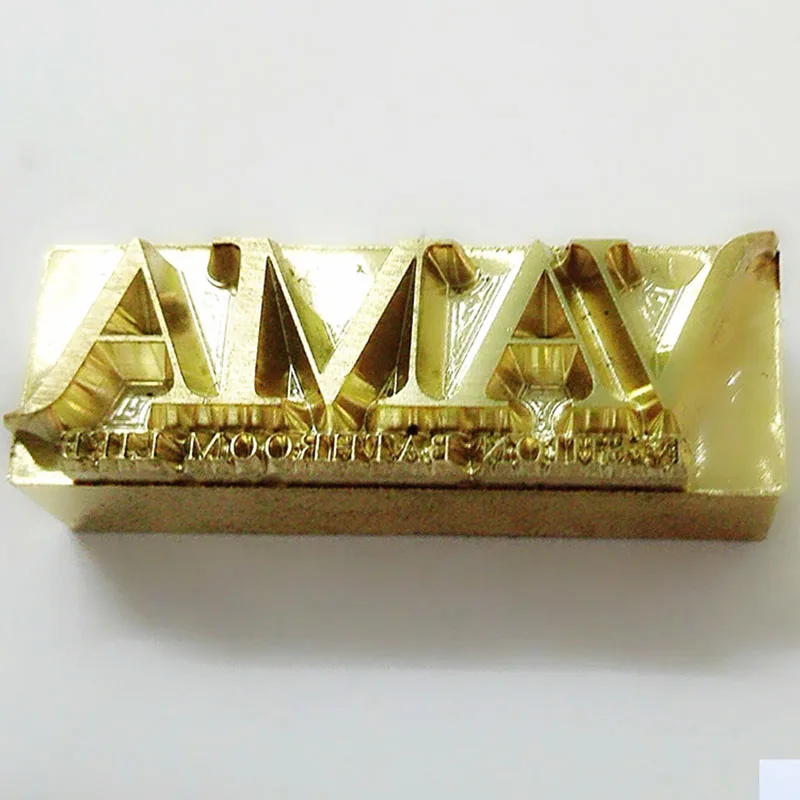 Metal Brass Mould Wood Leather Stamp Custom Logo Design Tool Branding Plates Plastic Cake Bread Mold
