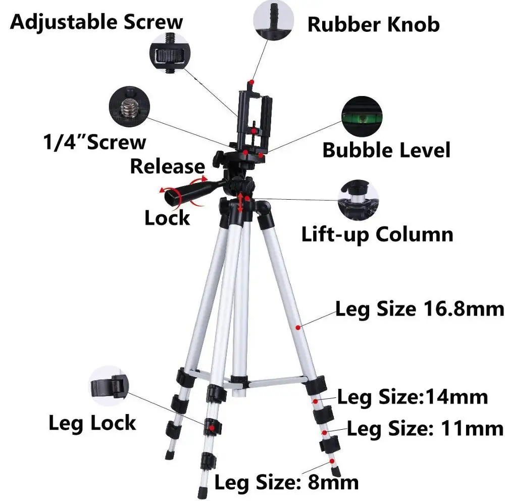 Портативный штатив для телефона держатель Gorillapod Stativ подставка мобильного камеры