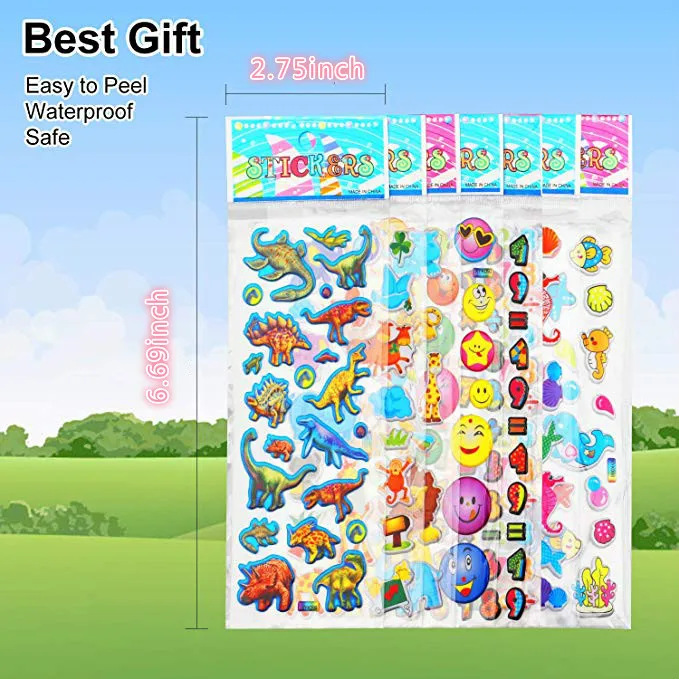 20 Different Sheets/lot 17*7CM Cute DIY Stickers Cartoon Children Waterpoof Stickers Toys Emoji PVC Scrapbook Gifts ForKid 20 Different Sheets/lot 17*7CM Cute DIY Stickers Cartoon Children Waterpoof Stickers Toys Emoji PVC Scrapbook Gifts ForKid