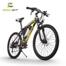 RichBit RT-006 Electric Bike 250W 36V 10.4AH Lithium Battery Mountain Electric Bicycle MTB Ebike 21 Speed Mountain Bicycle