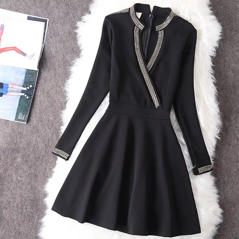 black short dresses 2018