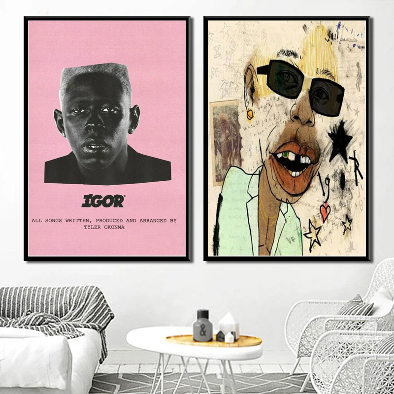 

Tyler The Creator Igor 2019 Rap Music Album Stars Art Poster Canvas Painting Wall Picture Home Decor Posters and Prints