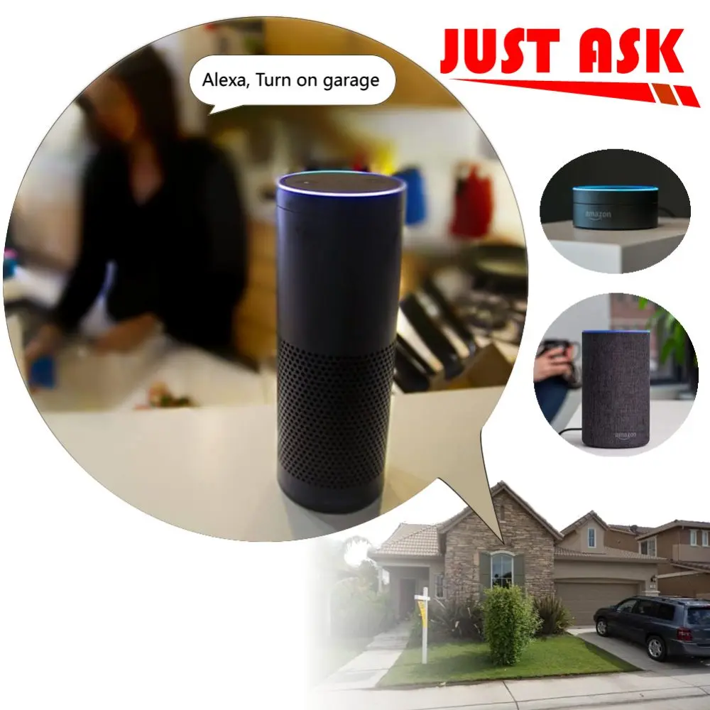 Lonsonho Wifi Smart Garage Door Opener Remote Control DIY Replay Switch Works with Alexa Google Home IFTTT eWeLink Smart Life Lonsonho Wifi Smart Garage Door Opener Remote Control DIY Replay Switch Works with Alexa Google Home IFTTT eWeLink Smart Life