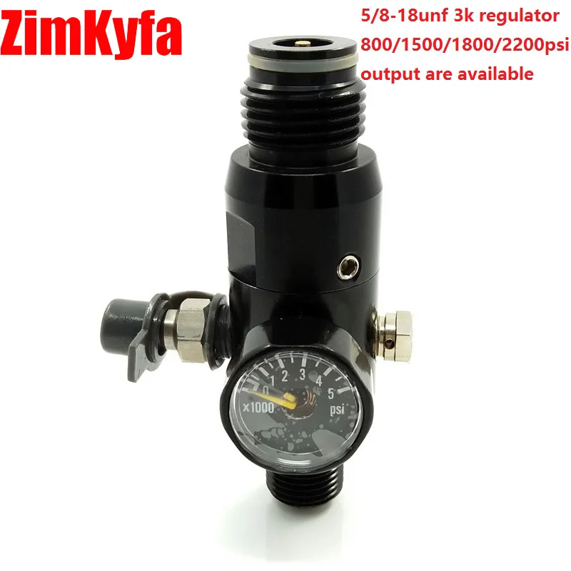 Paintball Regulator 3000psi HPA High Compressed Air Tank Valve 800/1500