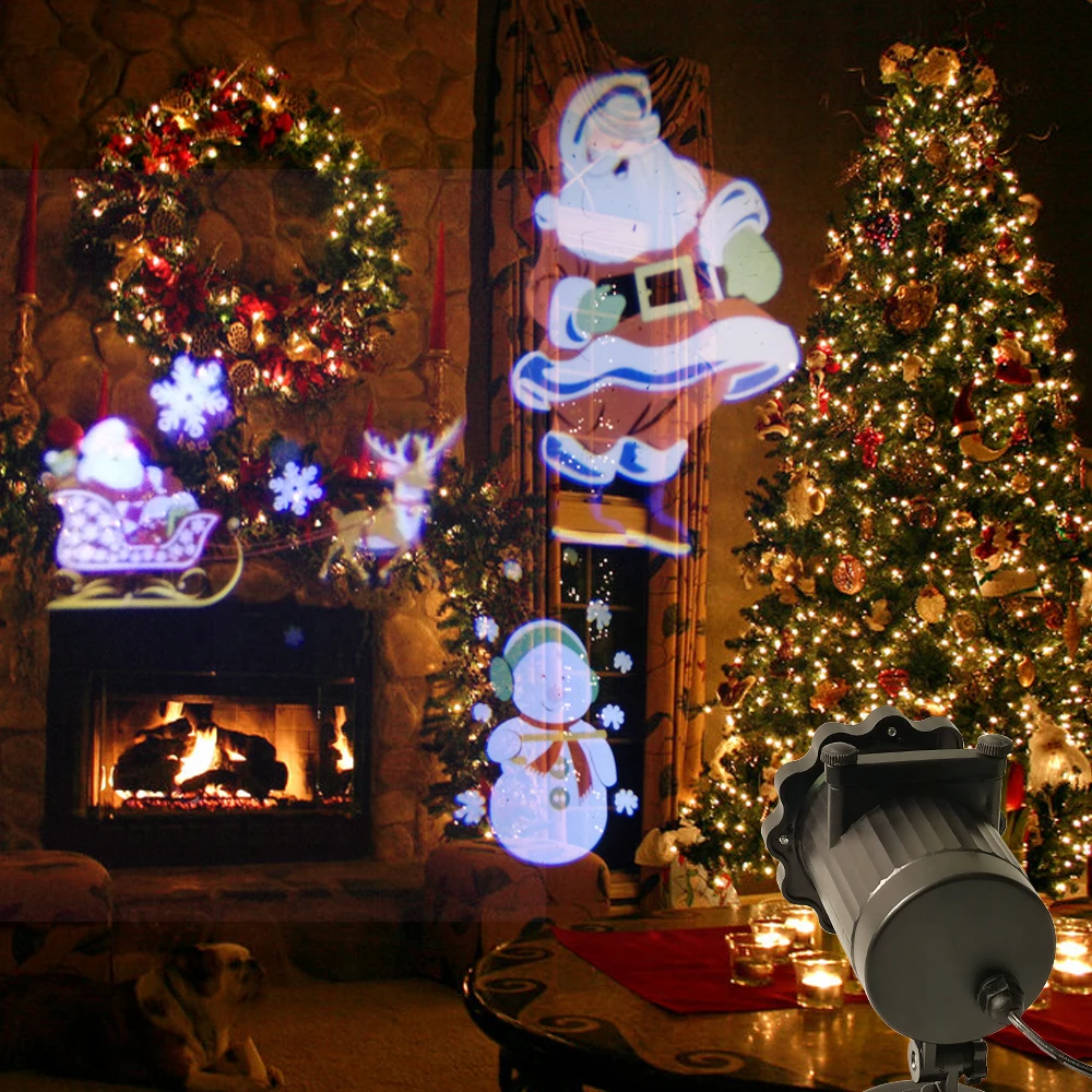 

12pcs siders patterns Led Garden Light Projector Projection Lamp Fairy Lights Show For Christmas Party Light Garden Lamp