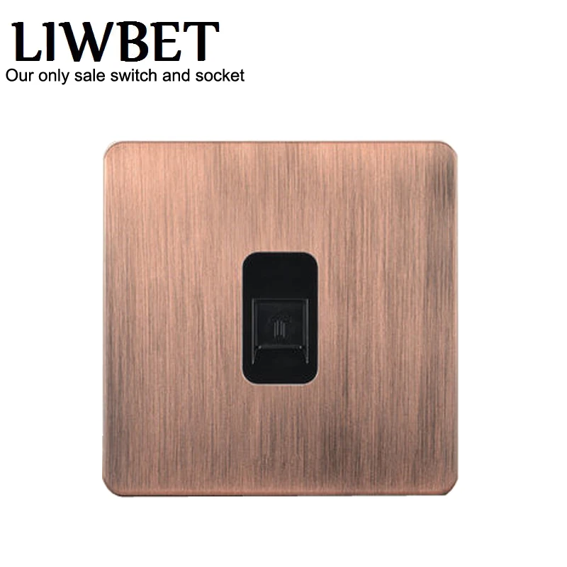 Telephone Socket and Stainless Steel panel wall Telephone Socketin