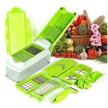 12pcs Kitchen Tool Set Super Slicer Plus Vegetable Fruit Peeler Dicer Cutter Chopper shredder Salad machine free shipping