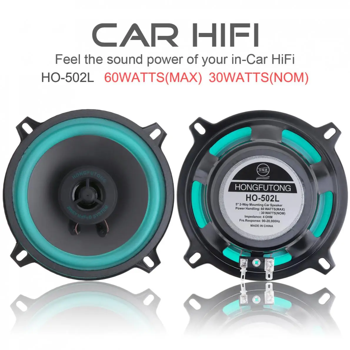 Millennialland 買取 2 個 5 インチ 60 ワットカー Hifi 同軸スピーカー車車オートオーディオ 音楽ステレオフルレンジ周波数 Loundspeakers 両用 オンライン 価格