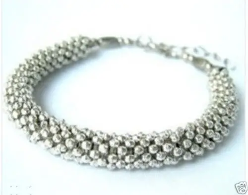 

Pretty Jewelry chinese Tibet Silver Bracelet^^@^18K GP SHIPPING 5.26