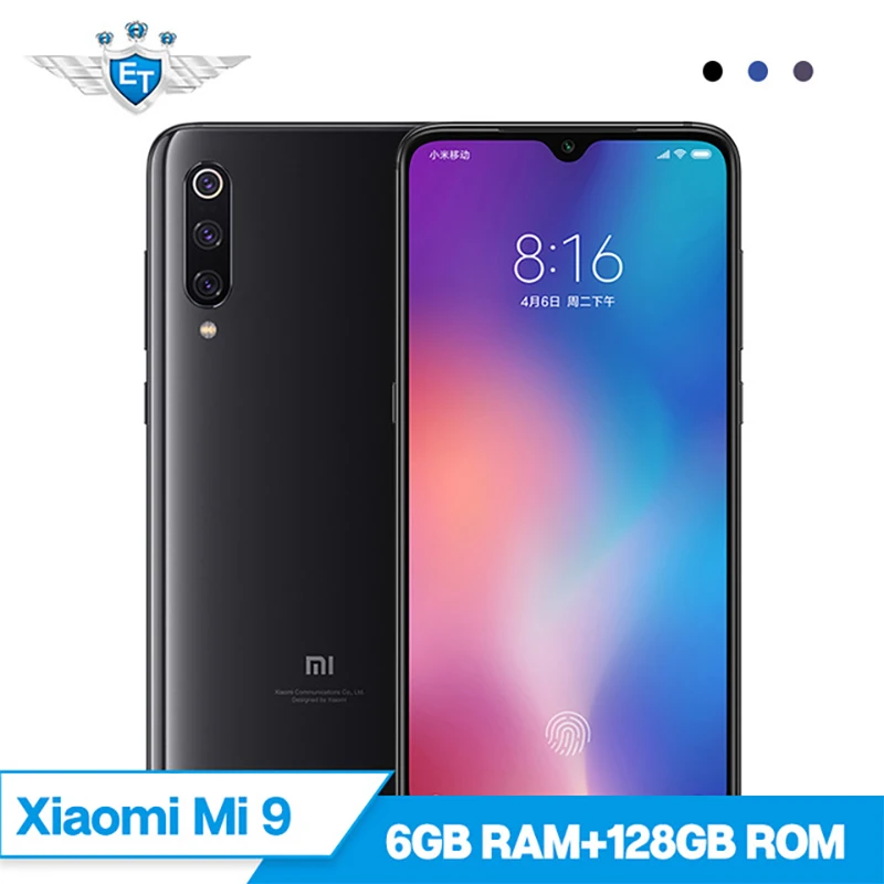 

Global Version Xiaomi Mi 9 6GB 128GB Snapdragon 855 48MP Triple Camera 6.39'' AMOLED Smartphone Fingerprint Wireless Charging