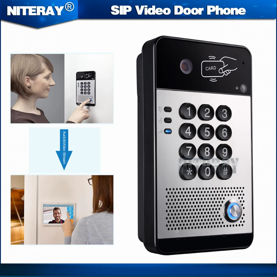 Sip/Voip Video Door Phone ,Door Phone Office System for Hotel