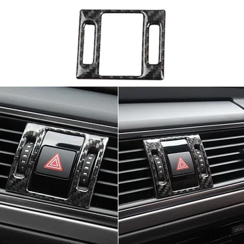 

100% Carbon Fiber Security warning Button Frame Cover Trim For Audi A7 2012-2017 & A6 C7 12-17