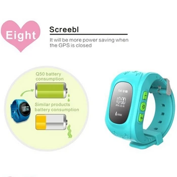

2017 Best selling kids gps tracker smart watch mobile phone Q50