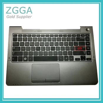 

Genuine NEW Palmrest Cover Upper Case with Touchpad US/Korean Keyboard Gray For Samsung Laptop NP530U4B NP530U4C NP535U4C