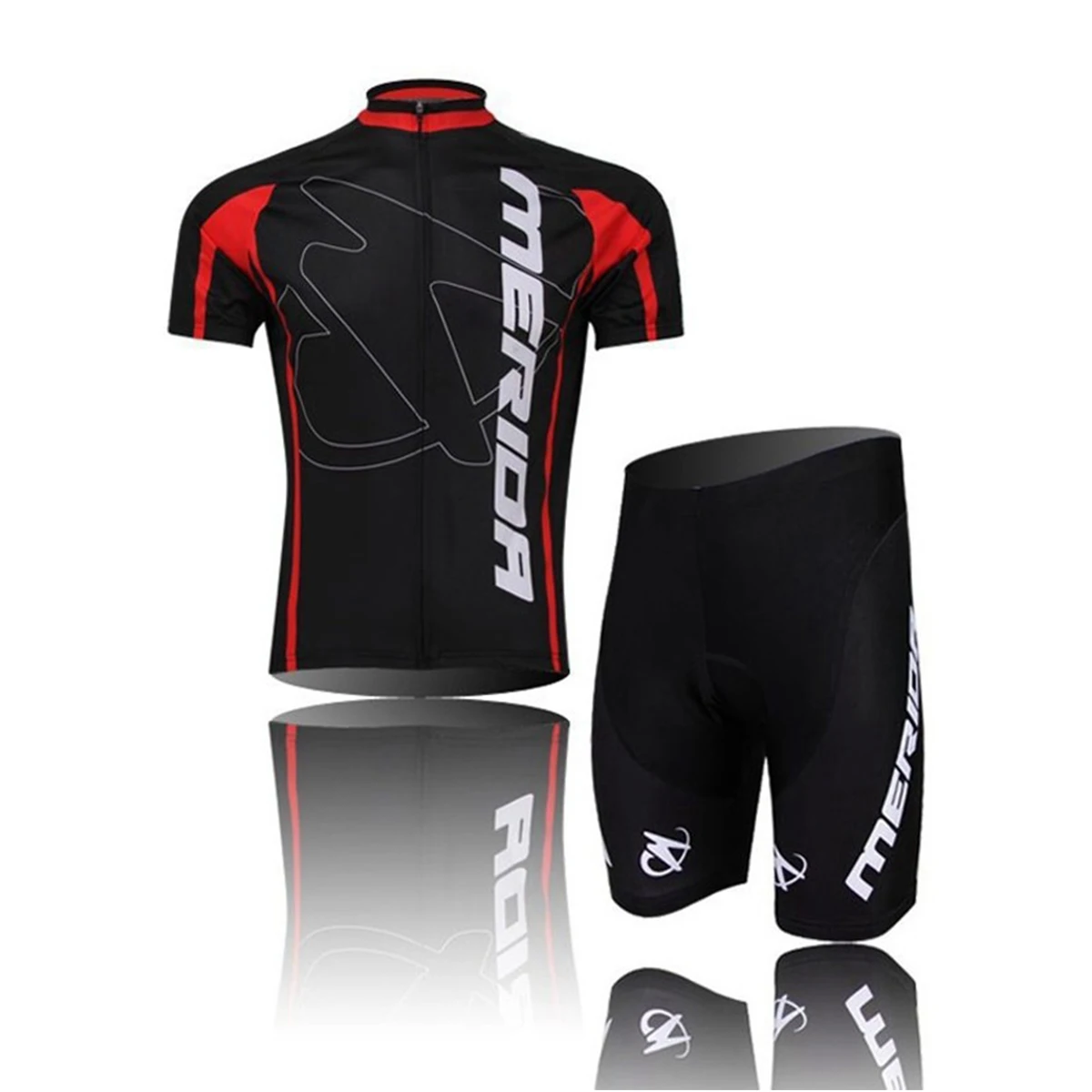 

Merida Short Sleeves Team Cycling Jerseys Set Quick Dry Breathable MTB Pro Bike Clothes Ropa Maillot Ciclismo with 9D Gel Pad