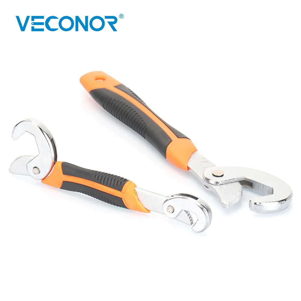 

Veconor 9-32mm Pipe Wrench Universal Head Multi Tool Set Pipe Clamp Suitable For Home Use Comfortable Grip Material