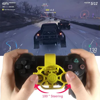 

Mini Steering Wheel Game Joystick Racing Games Steering Mobile Joystick Triggers Gamepad Accessories for PlayStation 4 for PS4