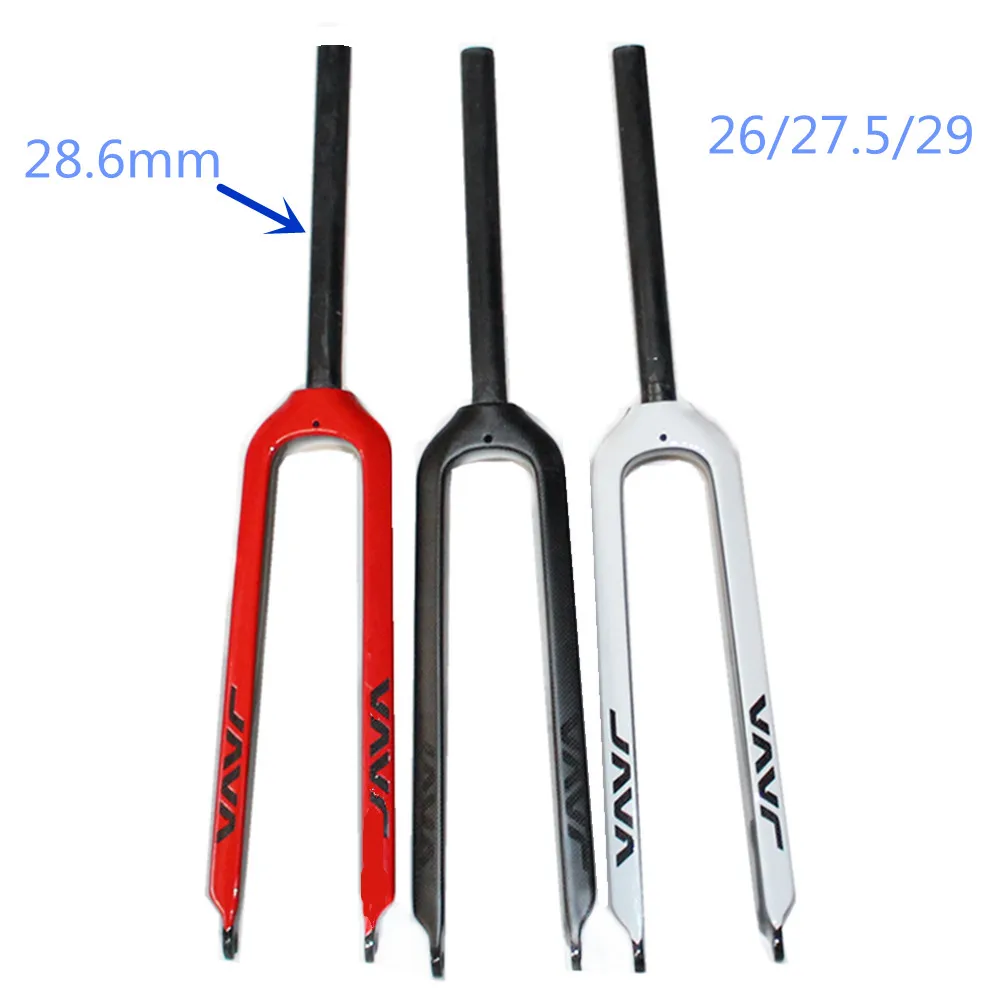 JAVA fork 26 27.5 29er mountain bike carbon fiber hard fork full size