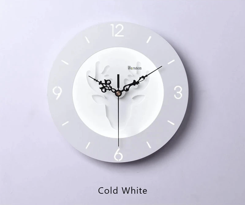 Modern Creative Clock Design LED Wall Lamp Nordic Simple Decorative Wall Lights For Living Room Bedroom Kids Room Aisle (7)