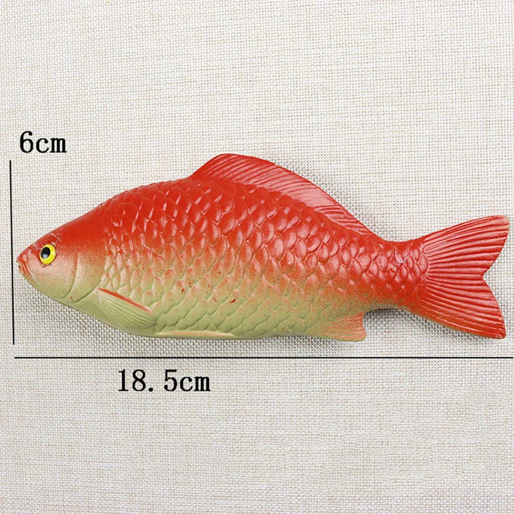 2/4 шт. моделирование рыбы искусственные реалистичные нарядное наживка в виде рыбки Карп Рынок Дисплей Детские ролевые игры домашний декор Подставки для фотографий