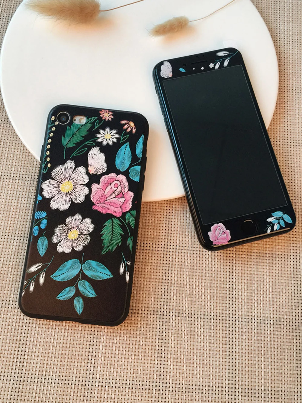 Flower-Tempered-Glass-Screen-Protector-For-iPhone-7-Plus-3D-Curved-Edge-Cartoon-Floral-Phone-Cases-For-iPhone-6-6s-Plus-8-SG72- (6)