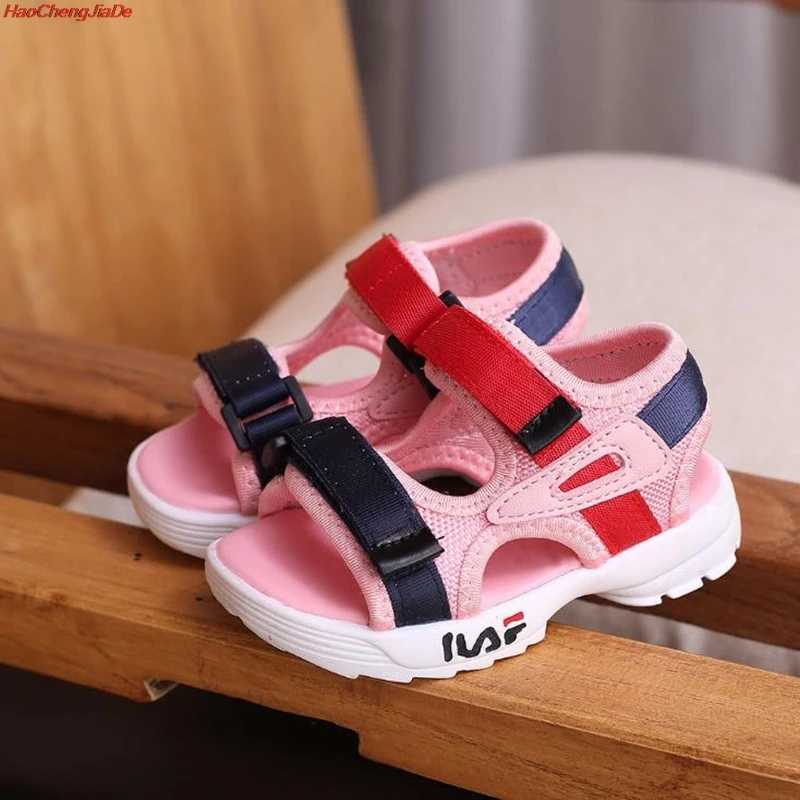 

HaoChengJiaDe summer new comfortable baby sandals boy girls beach non-slip shoes kids casual sandals child fashion sport sandals