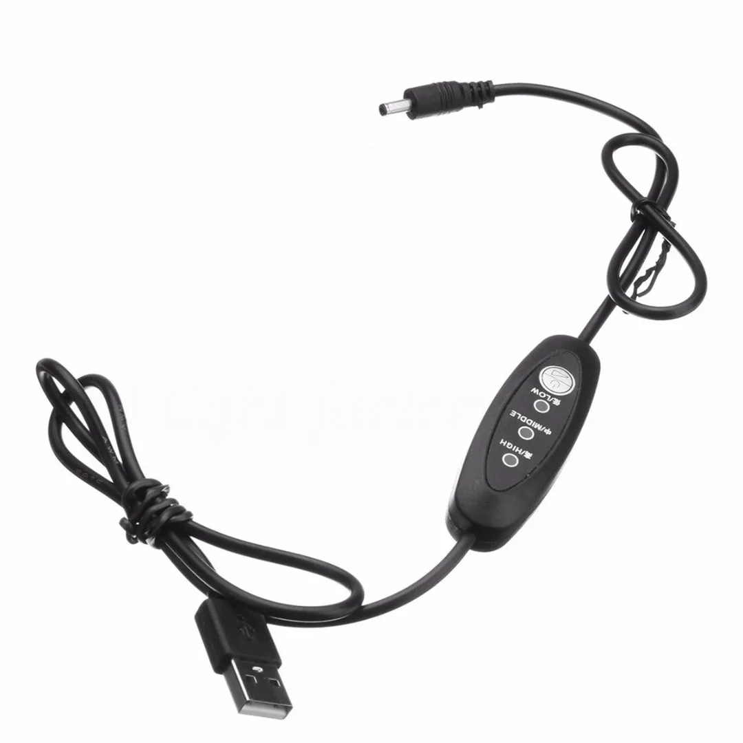 Black 9W Electric Heating Pad Thermal Warm Trousers Knee 3 Gear Thermostat Mode