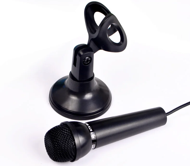 3,5 мм стерео разъем конденсаторный микрофон мультимедиа настольный микрофон с подставкой для ПК ноутбука Запись по Skype речи