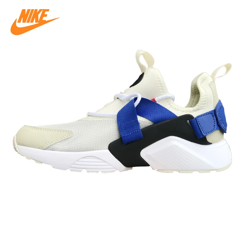

Nike Air Huarache Run Ultra Men's and Women's Running Shoes, White & Blue, Shock Absorption Wear-resistant Breathable 819685 801