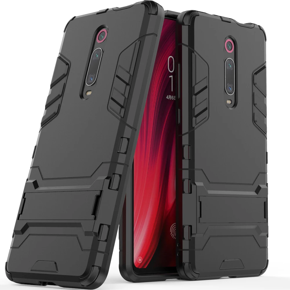 Чехол для Xiaomi Mi 9T тонкий чехол из поликарбоната + мягкий резиновый Гибридный