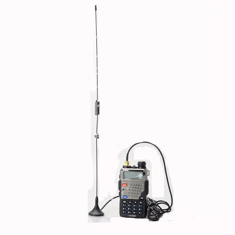 NAGOYA UT-106UV SMA Female Dual Band Magnetic Mobile Antenna for Walkie Talkie Length 37cm (3)