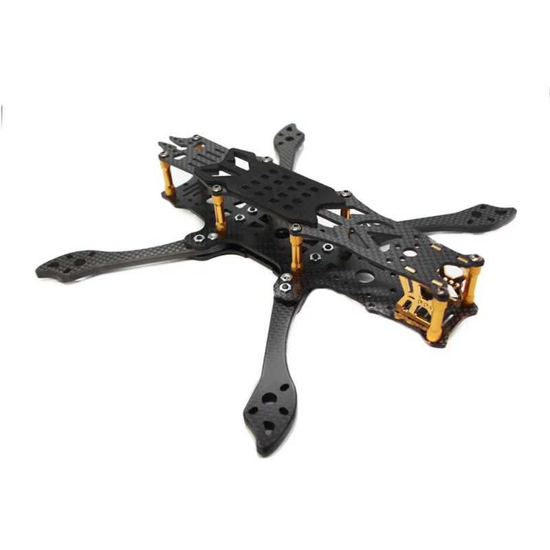 FLYWOO Mr.Croc FPV Фристайл углеродное волокно 225 мм 5 дюймов Arm-Gloden Racing Drone Frame Kit для RC