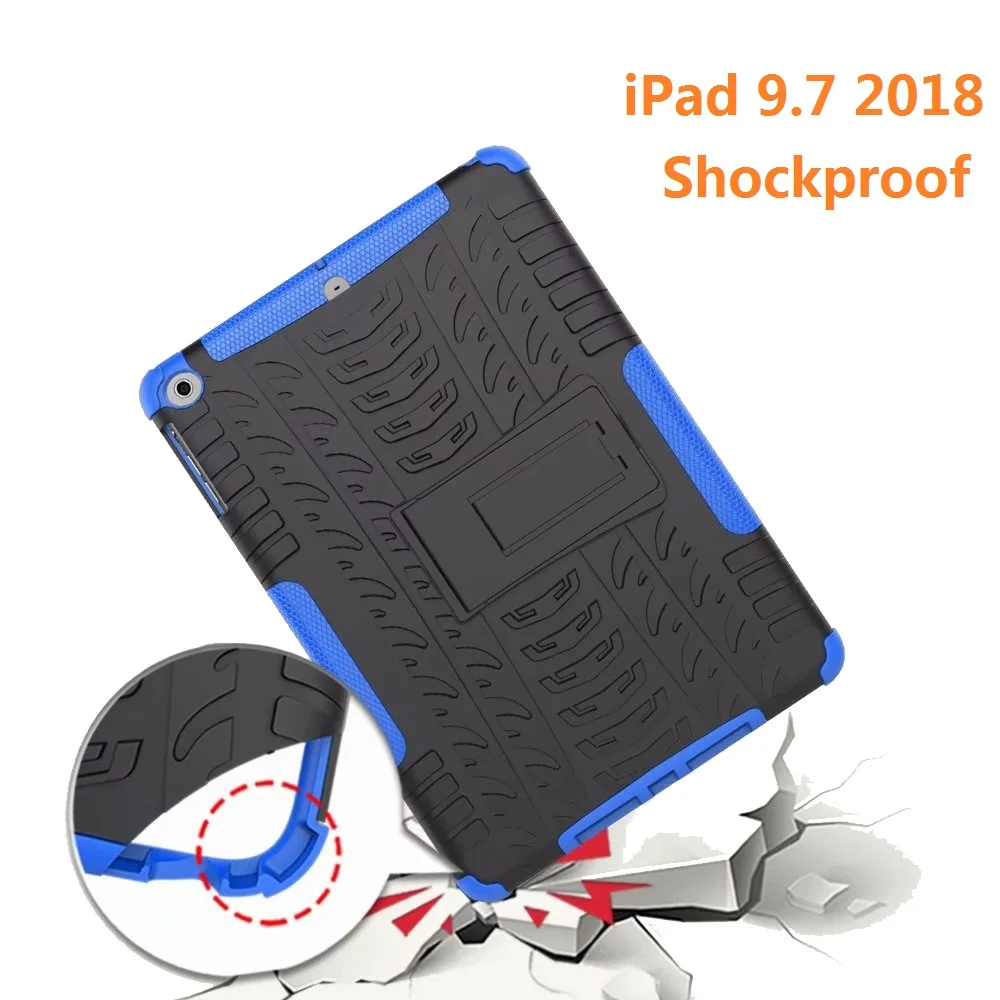 Защитный чехол для iPad 2018 9 7 ударопрочный силиконовый гибридный A1893 A1954 Чехол