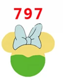 30 шт. Герой мультфильма плоской смолы PR 796 - Цвет: 797
