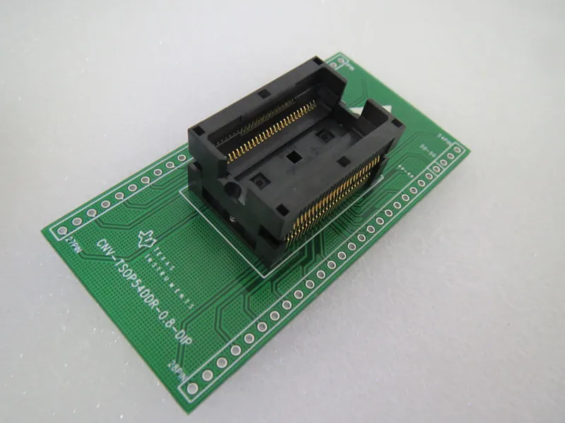 Оригинальное тестовое сиденье TI IC CTP54-136AB TSOP54/DIP DDR 2 поколение горения Programm Socket Adapte Оригинальное тестовое сиденье TI IC CTP54-136AB TSOP54/DIP DDR 2 поколение горения Programm Socket Adapte