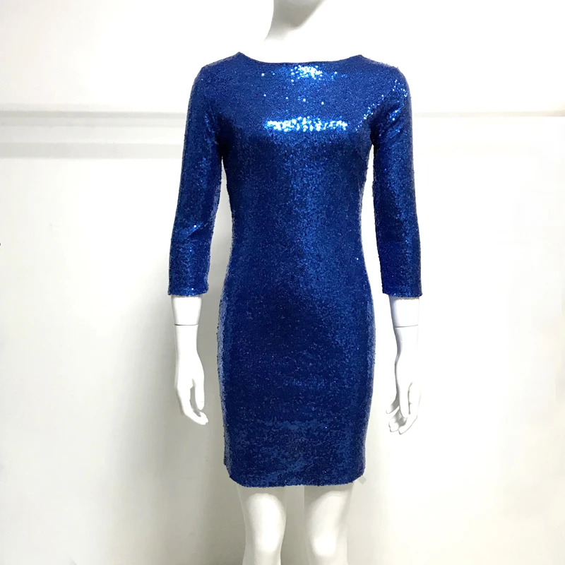 Навсегда Лето женское платье тонкий мини сверкающие с блестками; модная пикантная платформа ночной клуб Платье для вечеринки AFF691