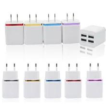 

Mobile Phone Charger for Xiaomi Samsung 5V2.1A 4 USB Travel Charger Portable Wall Adapter US EU Plug universal travel adapter