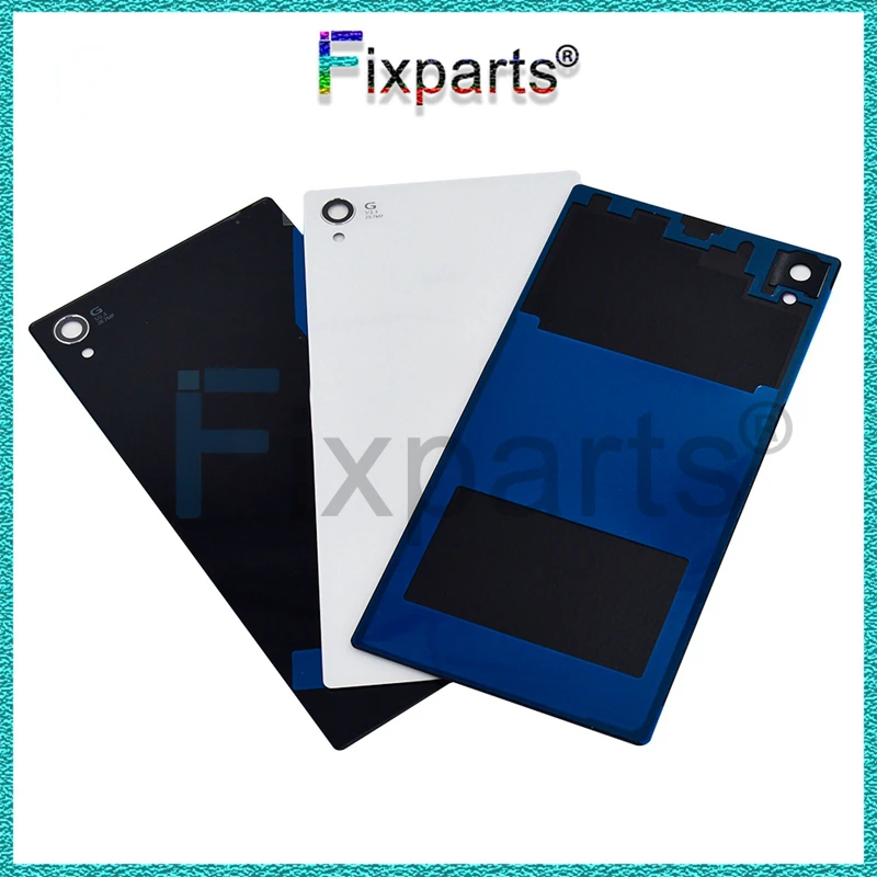 Fixparts для Sony Xperia Z1 L39H C6902 C6903 Задняя стеклянная крышка батарейного отсека задняя с