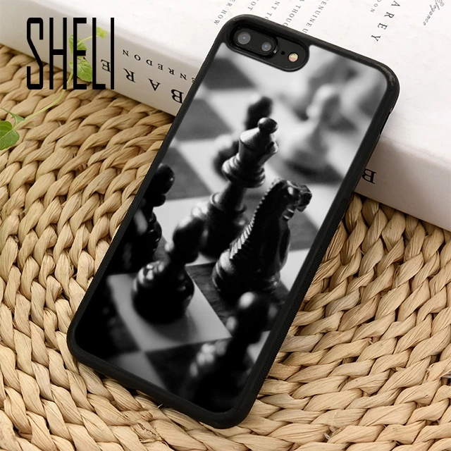 

SHELI CHESS CHECK MATE Phone Case Cover For iPhone 6 6S 7 8 Plus X XR XS max 5 5S SE Samsung Galaxy S6 S7 edge S8 S9 Plus