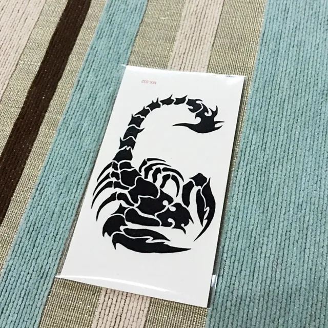 Waterproof Temporary Tattoo Sticker On Body Art Scorpion Finger Water Transfer Flash Tattoo Fake Tattoo For Girl Men Waterproof Temporary Tattoo Sticker On Body Art Scorpion Finger Water Transfer Flash Tattoo Fake Tattoo For Girl Men