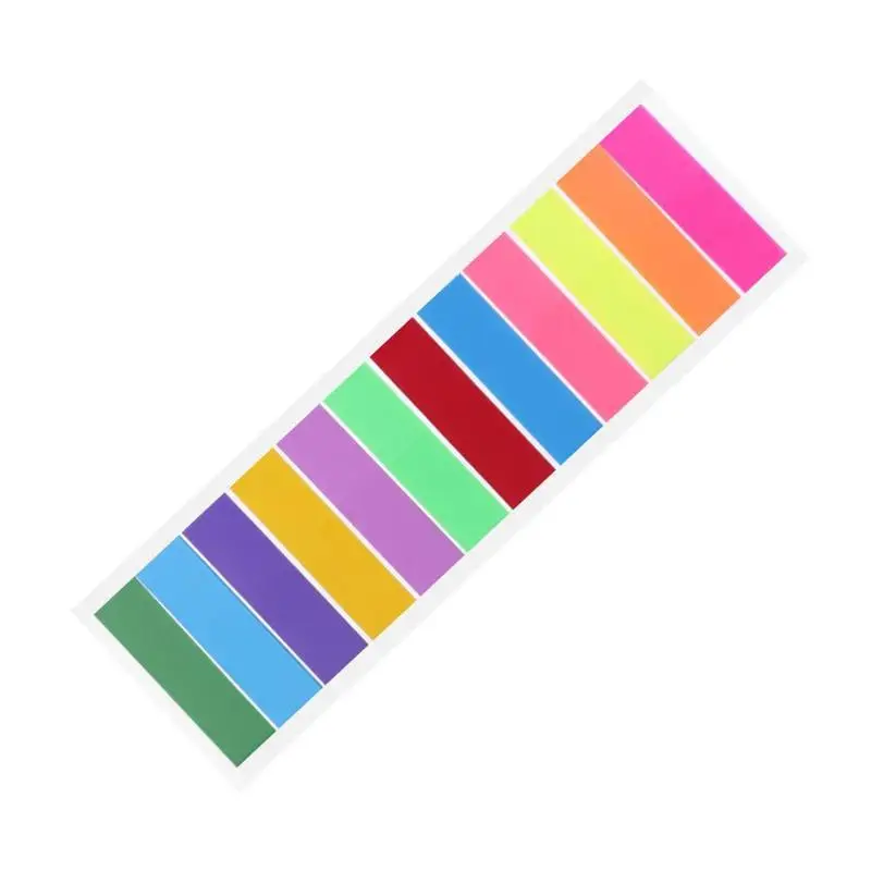 100/240pcs 6/12 Colors Sticky Notes Index Memo Pad N Times Label Paper Bookmark Sticker Sign Message School Stationary Supplies