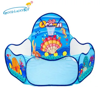 

Foldable Cartoon Sea World Ocean Ball Pool Indoor/Outdoor Games Play House For Children Play Tent Toys Wigwam Teepee Infant Tent