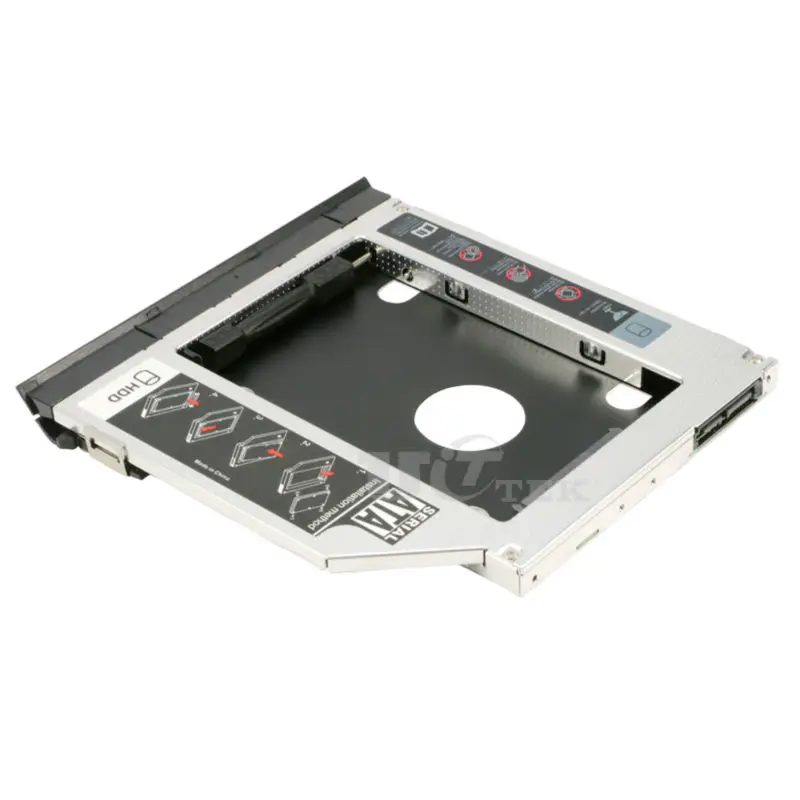 С эжектором SATA 2 й жесткий диск Caddy для Dell Latitude E Series E6420 E6520 E6320 E6430 E6530 9 5 мм блок