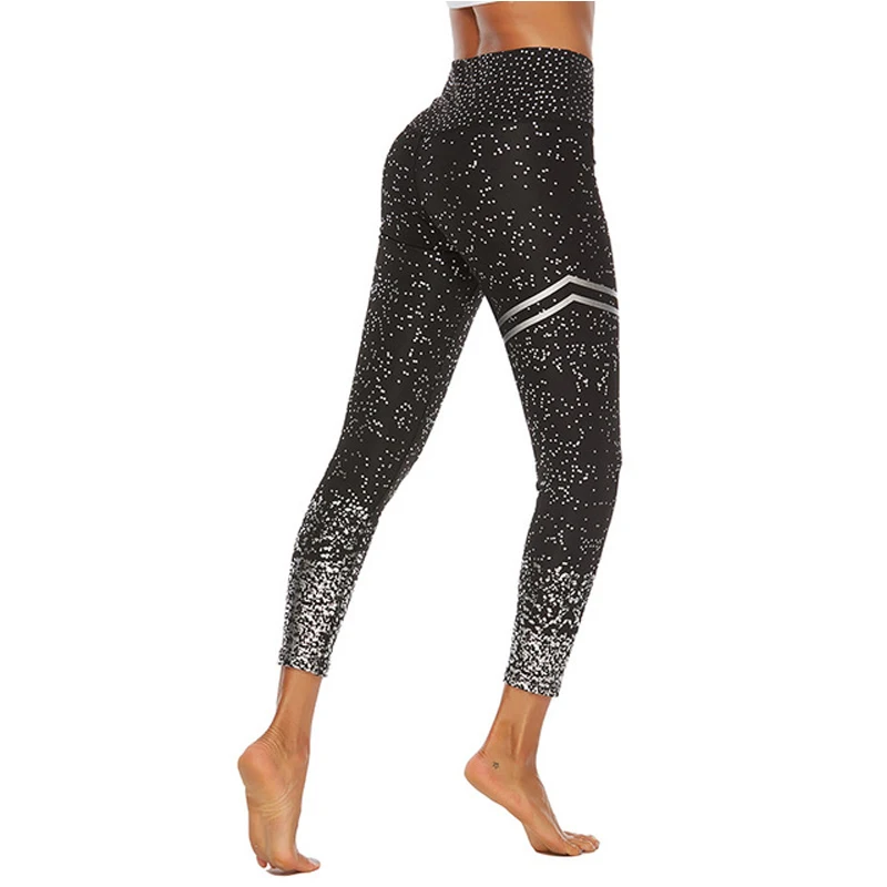 

Ankle-Length Yoga Pants Print Leggings Sport Women Fitness High Waist Leggins Push Up Gym Tights Female Athletic Workout Clothes